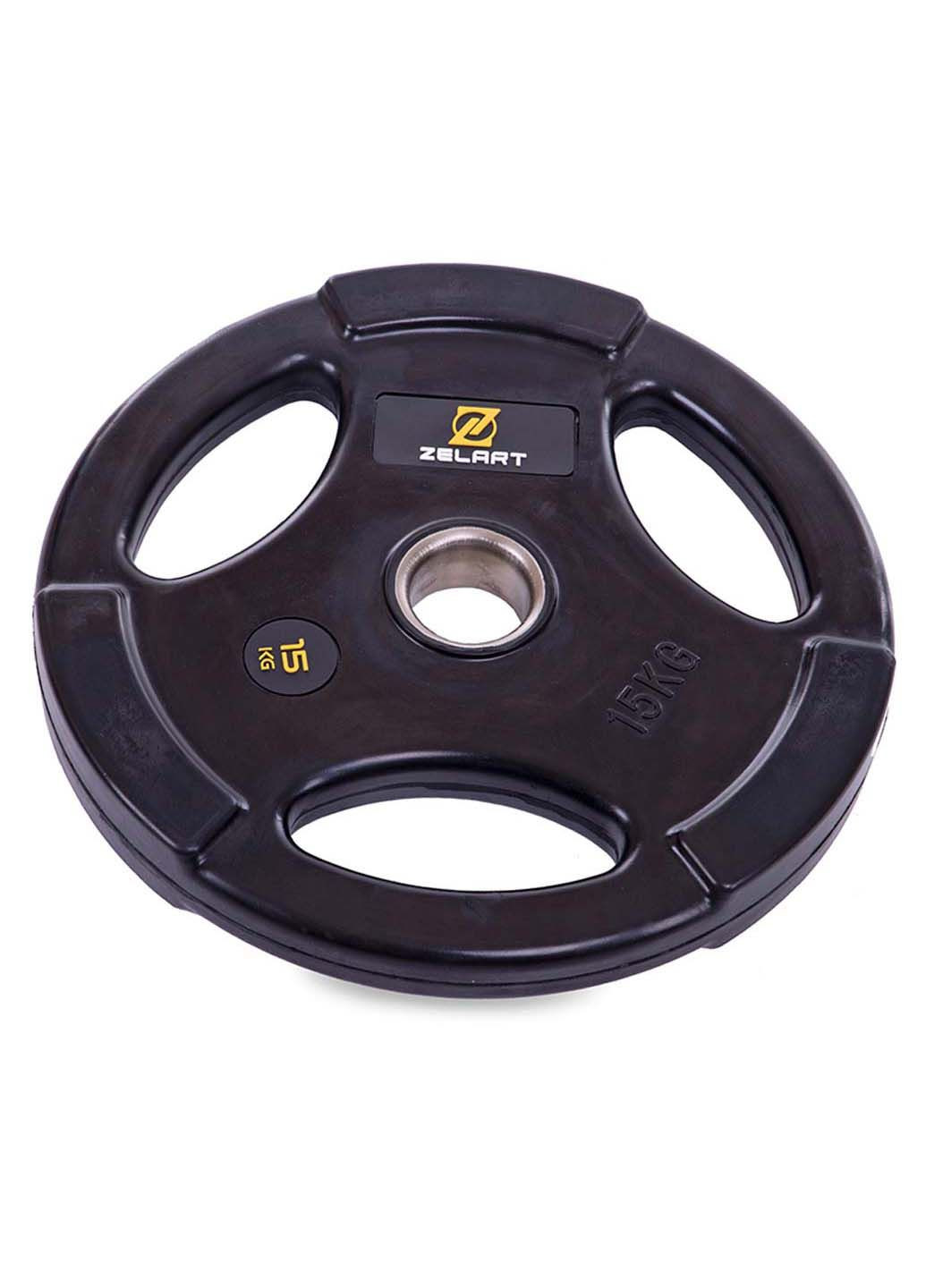 Блины диски обрезиненные TA-2673 15 кг Zelart (286043536)