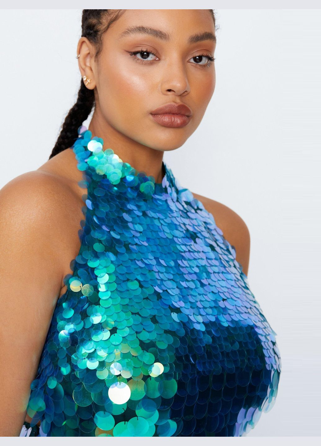 Зеленое платье Nasty Gal