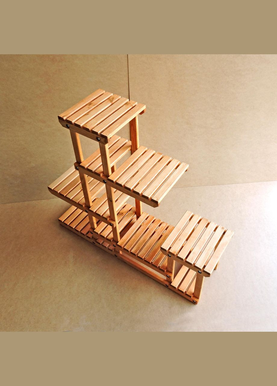 Подставка для цветов из дерева Корсика карри (ЦВТ-000202) No Brand (328224924)