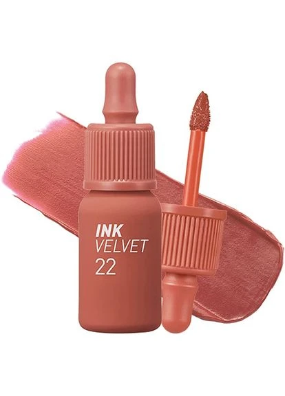 Матовый тинт для губ New Ink The Velveet #27 Strawberry Nude Peripera (391730991)