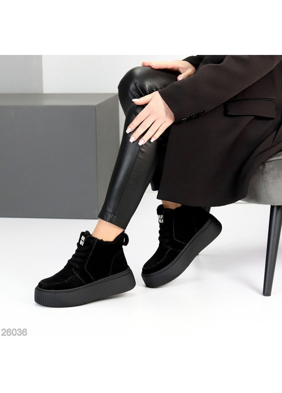 Зимние зимние ботинки stilla No Brand из натуральной замши