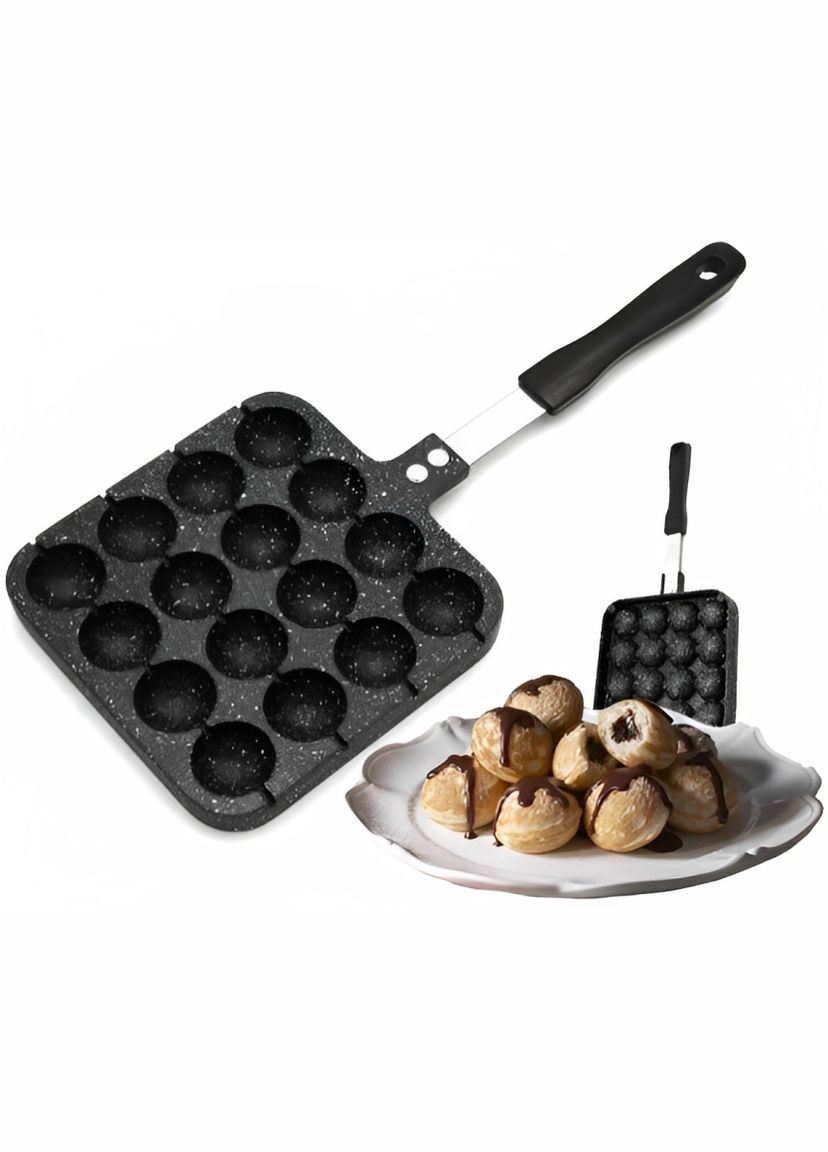 Сковорода для пончиков с антипригарным мраморным покрытием 15.5 см (EB7516) Edenberg (264649759)