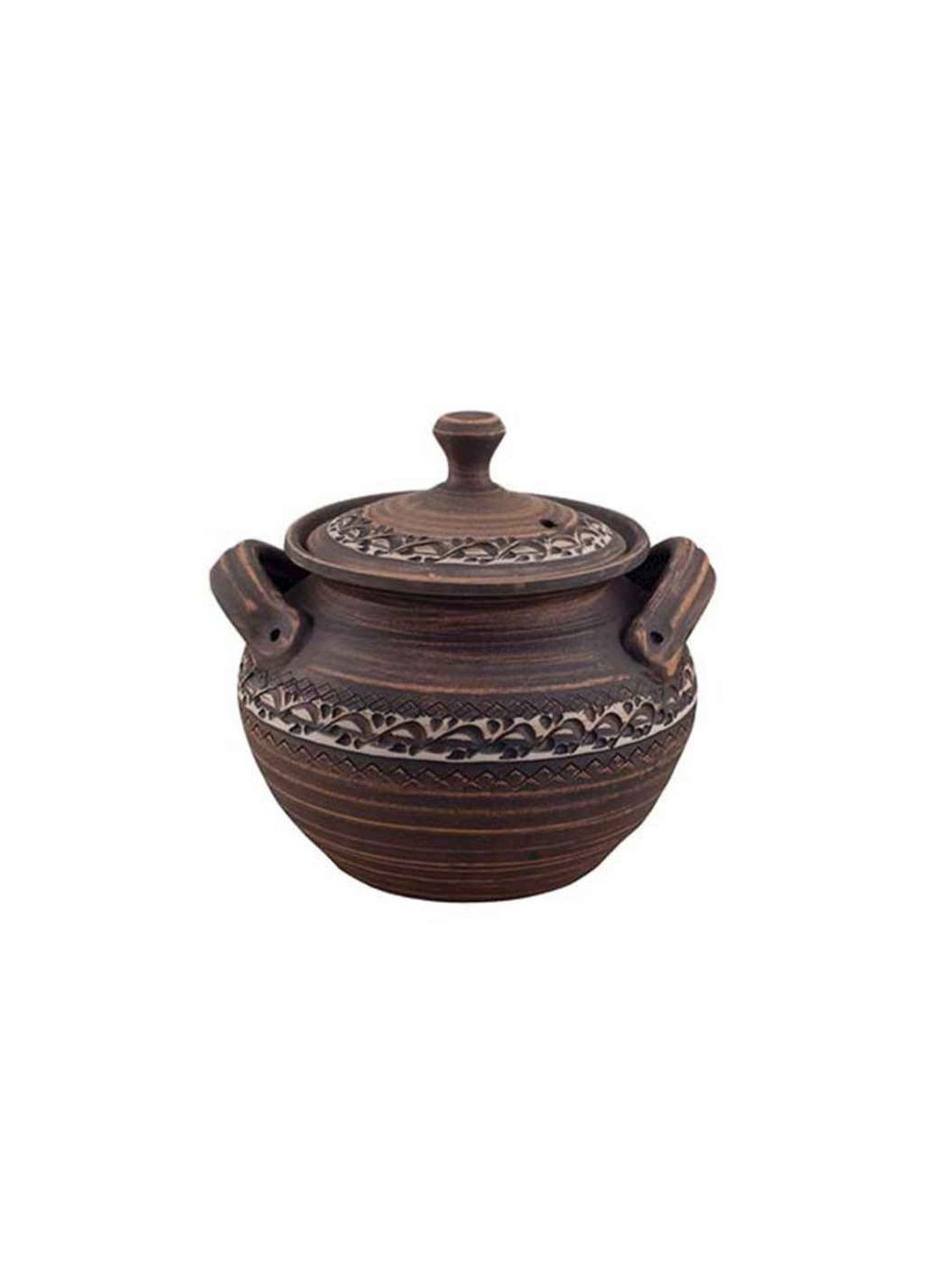 Кашник ARTEL KERAMIST 2,5л кераміка гонч ангоб з ручкою ЕтноКераміка (357223680)