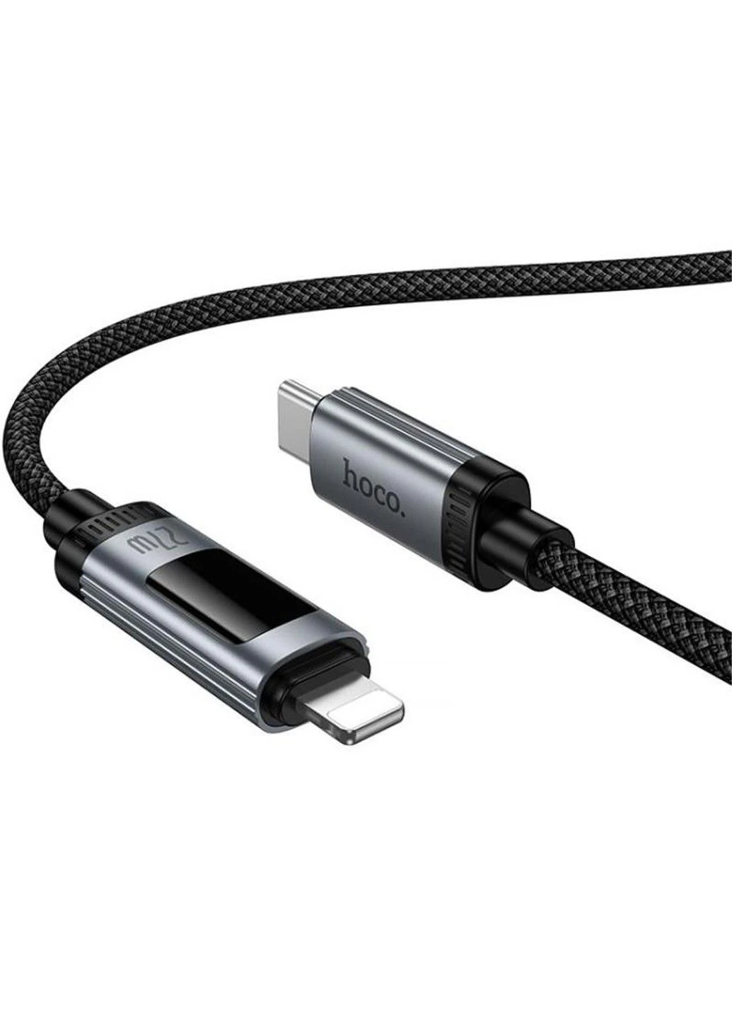 Дата кабель U148 Lord with display Type-C to Lightning 27W (1.2m) Hoco (388703444)