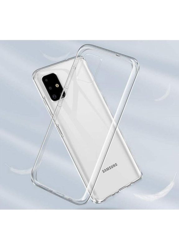 Тонкий силіконовий чохол для Galaxy M51 прозорий Samsung (322212628)