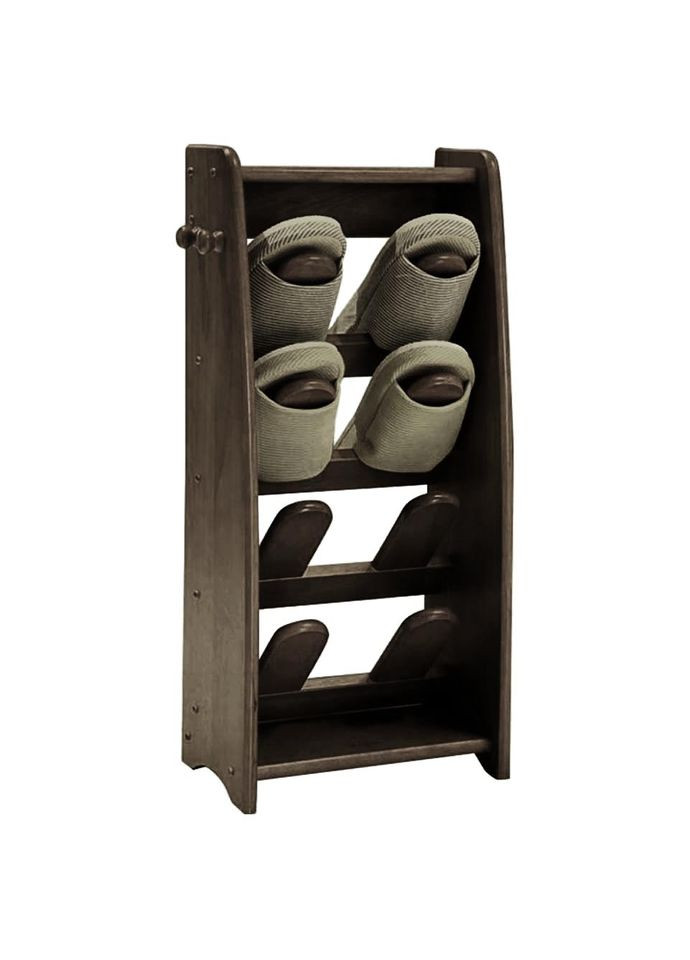 Тапочница из дерева Круасан мокко (ТПЧ-001410) No Brand (327846126)