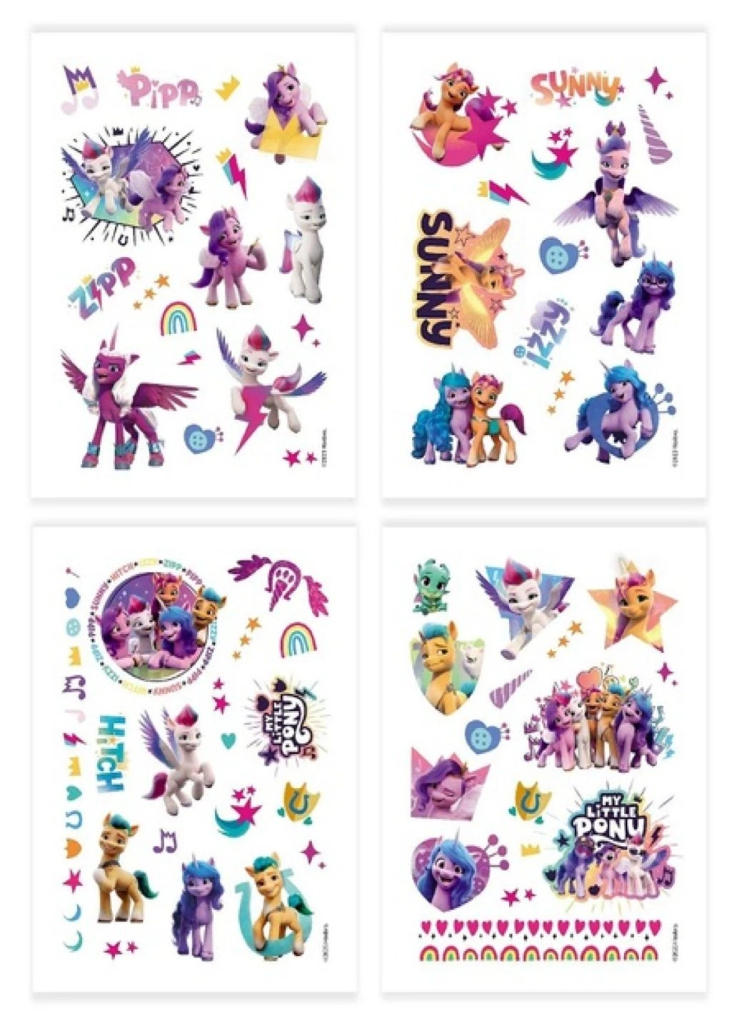 Набір дитячих тимчасових татуювань My Little Pony (200437) 4823115907875 Dodo (313451873)
