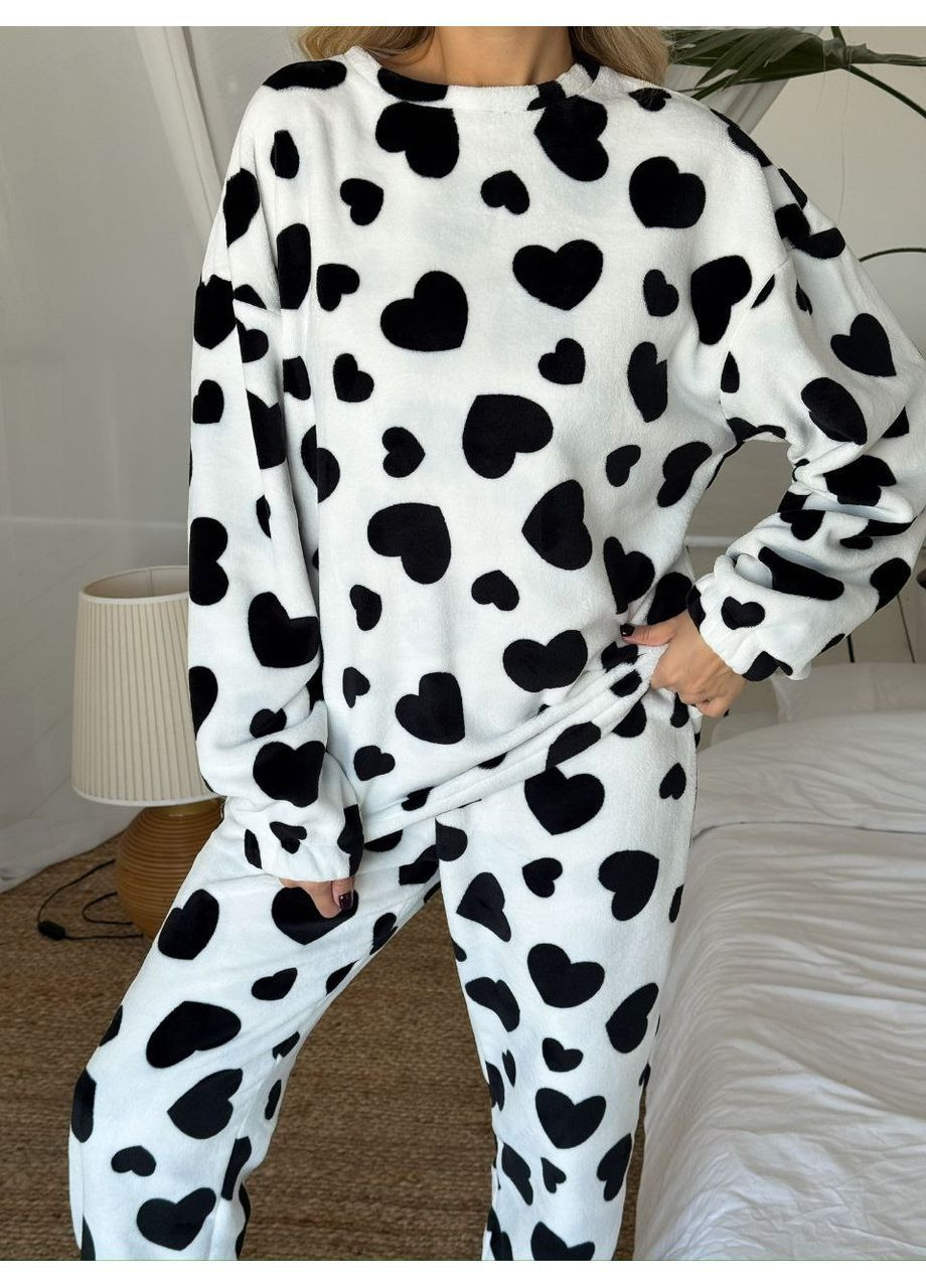 Чорна зимня піжама світшот + брюки Україна UMButik