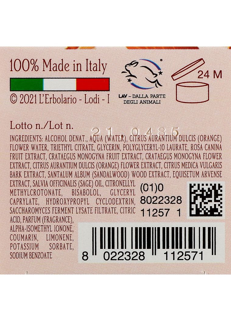 Лосьон-дезодорант Сады Ломбардии Berries Flower Wood Deodorant Lotion 100ml (1063153-31339176) L'erbolario (368621269)