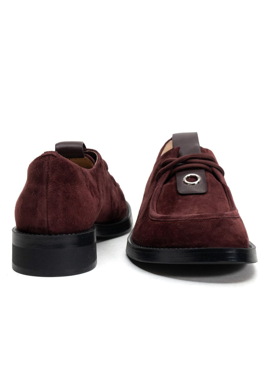 Brocoli Туфлі 01585 Бордові бордовий з натуральна замша, — (352189691)