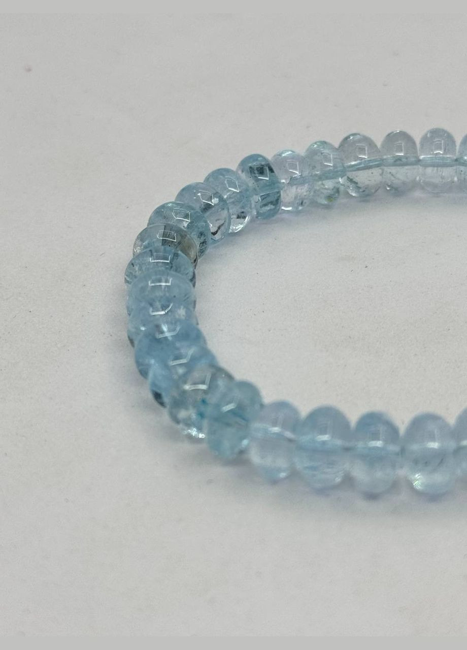 Браслет з топаза 17 см Блакитний No Brand (337510828)