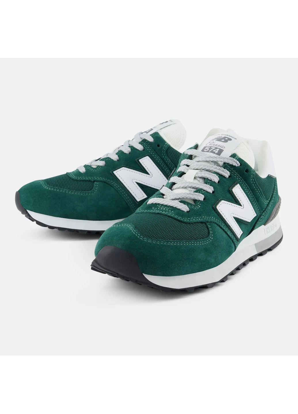 Зелені зелені кросівки 574 45,5 (12) 30 см (u57421a) New Balance U574_classic
