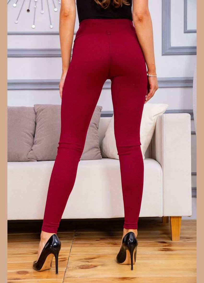 Повседневные женские лосины, бордового цвета, Ager (317432807)