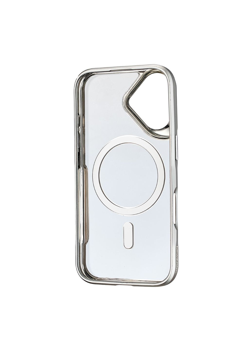 Чехол Metal Frame with MagSafe Dark Silver Case iPhone 16 Pro (329825559)