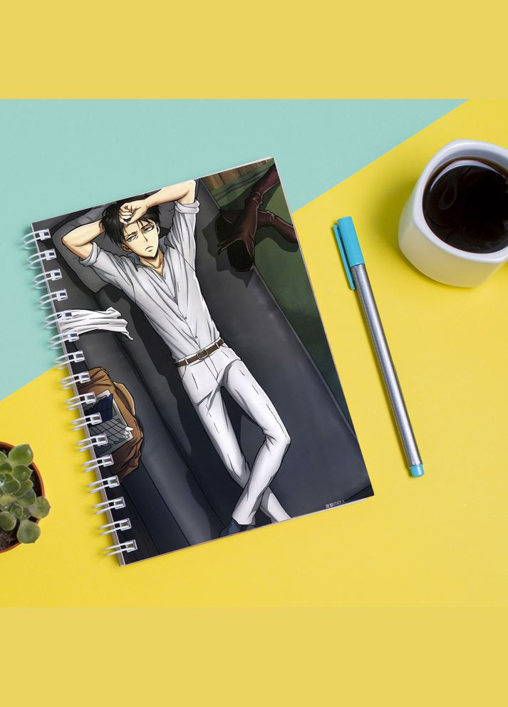 Скетчбук (Sketchbook) з принтом "Attack on Titan - Вторгнення титанів 13" Кавун блокнот для малювання (316133103)