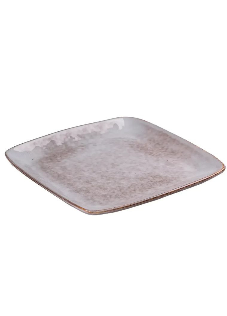 Тарелка плоская квадратная из фарфора 21 см TS Kitchen (324117598)