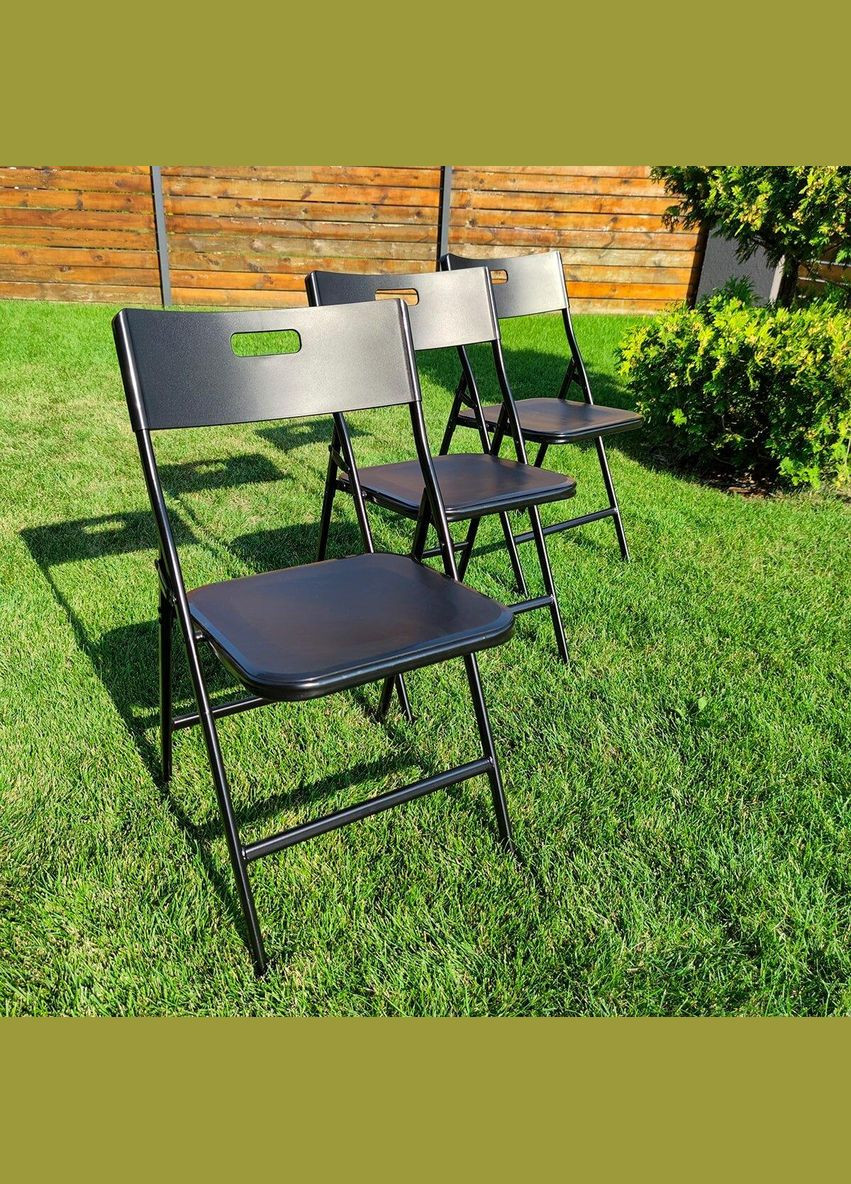 Складной стул 46*42,5*86см чёрный SW-00001611 Sticker Wall (306729429)