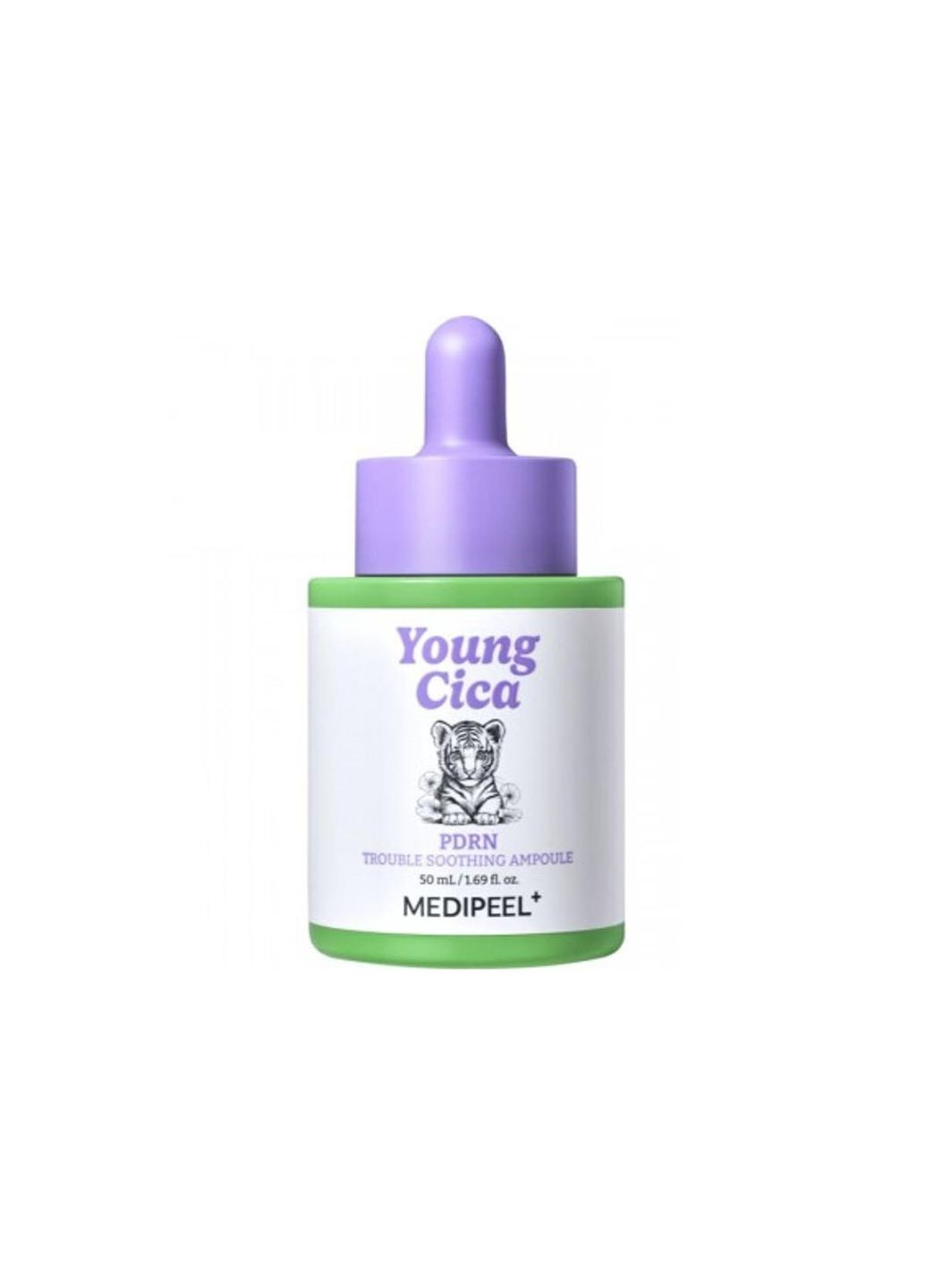 Заспокійлива ампульна сироватка для обличчя з PDRN і екзосомами Young Cica Pdrn Trouble Soothing Ampoule 50ml Medi-Peel (346490117)