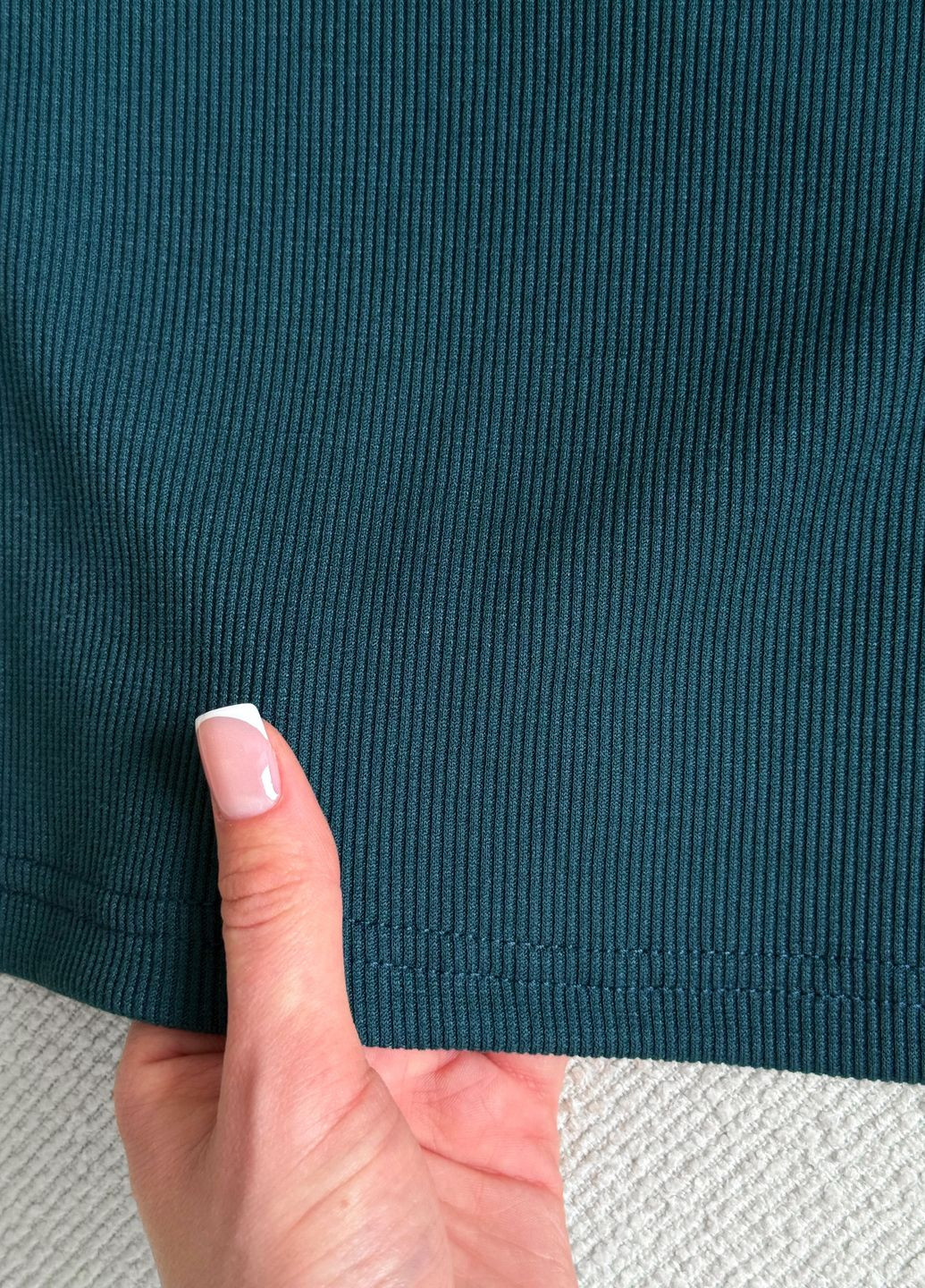 Костюм в рубчик футболка с юбкой Merlini Венцоне (323450709)