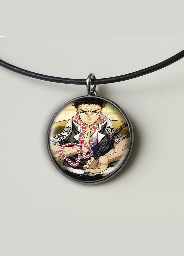 Подвеска (кулон) Аниме Клинок рассекает демонов #10 (круглый) No Brand (328050243)