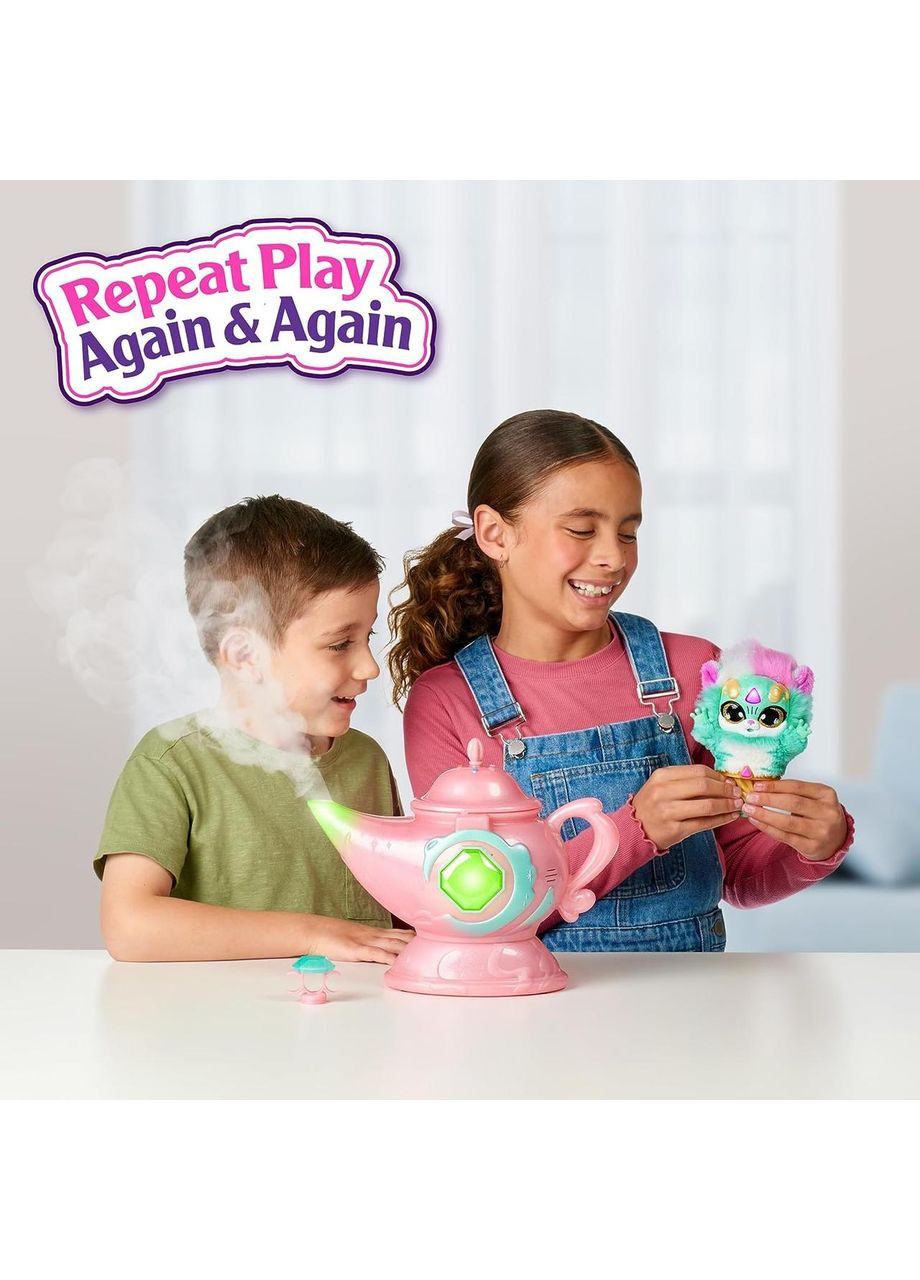 Чарівна лампа Аладдіна Меджік Міксис рожева з блакитним Magic Mixies Magic Genie Lamp Оригінал Amazon Moose (365251660)