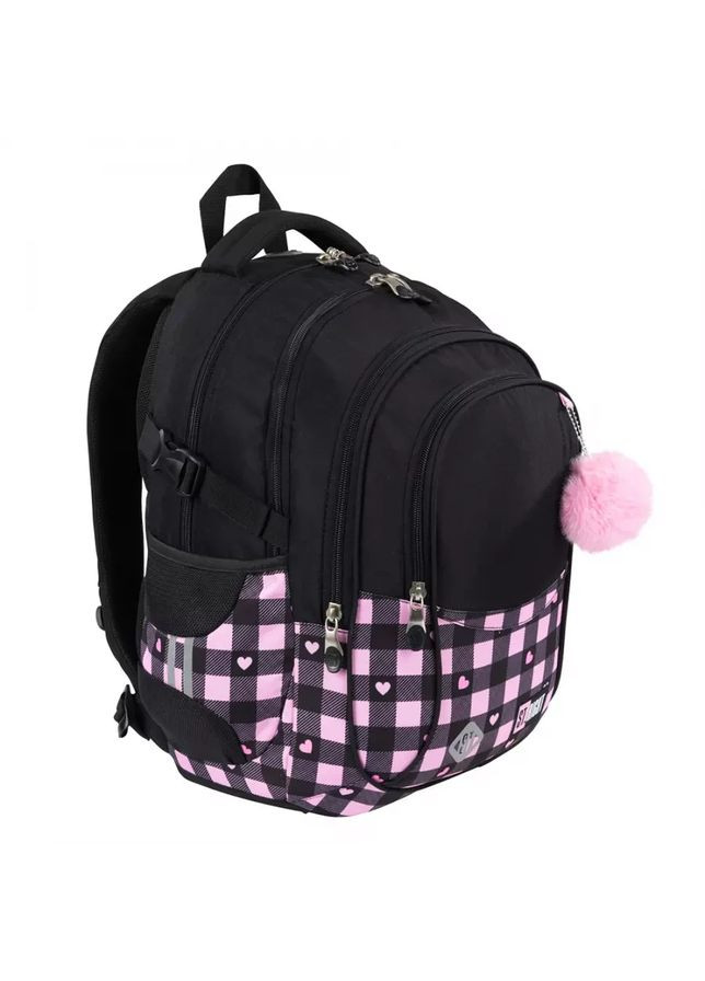 Рюкзак школьный для девочки BP-01 Pink Checkered 680366 ST.Right (347332648)