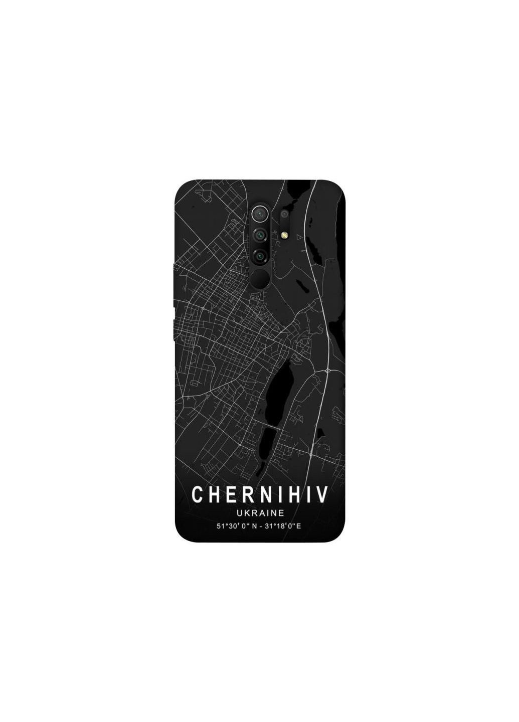 Чохол на Xiaomi Redmi 9 Chernihiv map Frontalka (365306863)