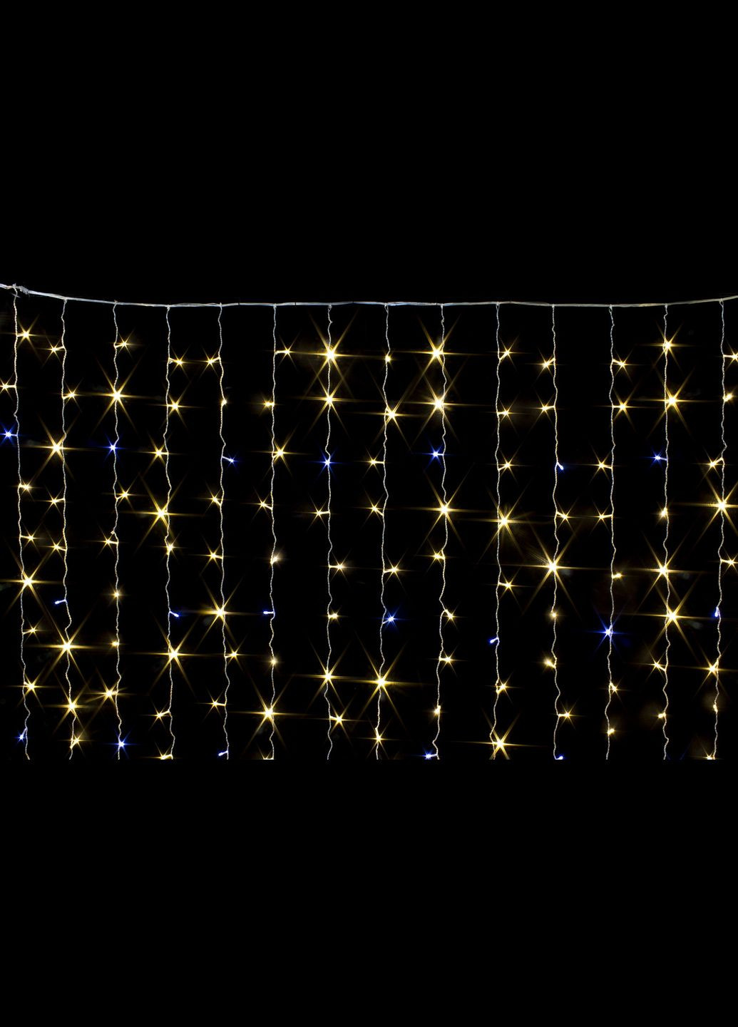 Гірлянда Штора 3х2 м на вікно Тепло-біла 360 лампочок від мережі (ww.03.5Т.360+) Laplandia (314893377)