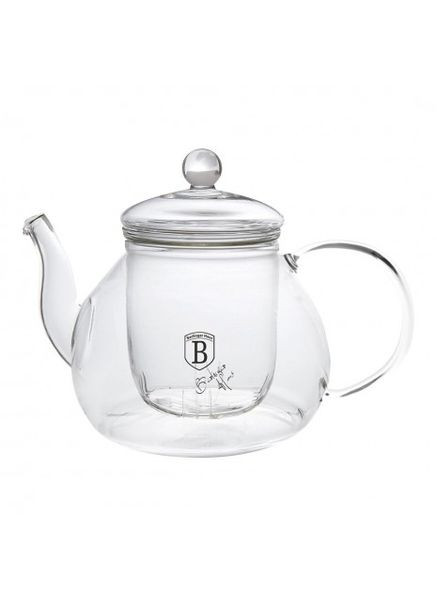 Заварочный чайник 1л Black Silver Collection (BH7828) Berlinger Haus (314779123)
