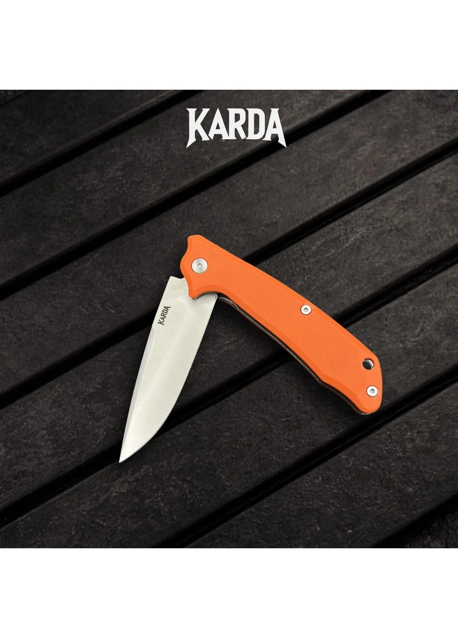 Нож Сложный Karda J011 Orange No Brand (376892471)