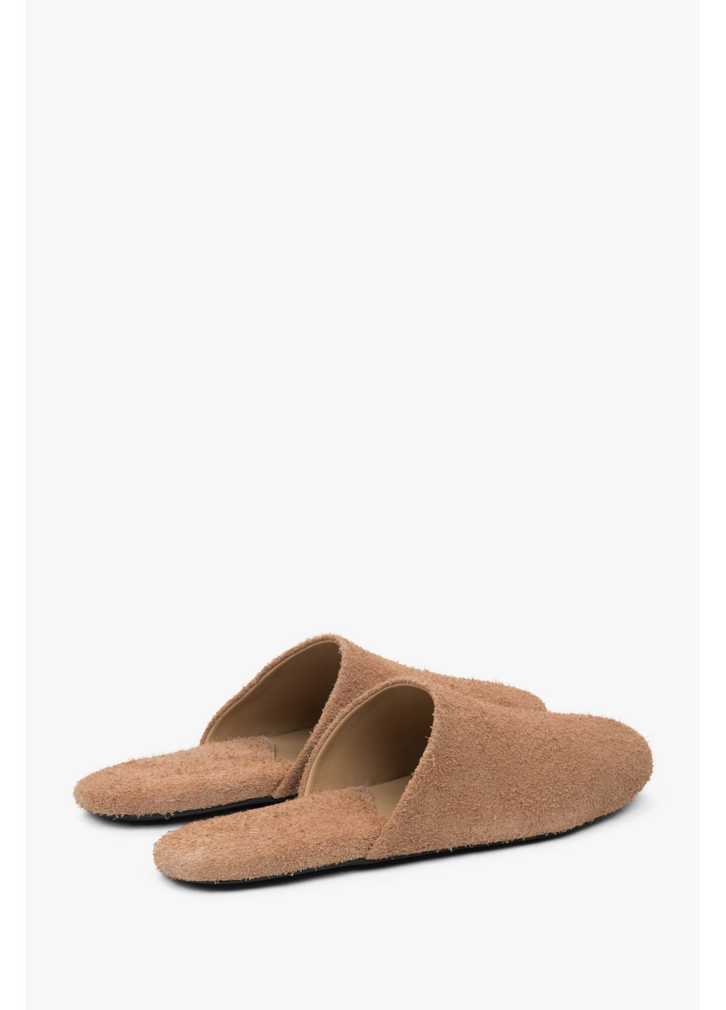 Темно-бежевые мюли, цвет темно-бежевый Estro