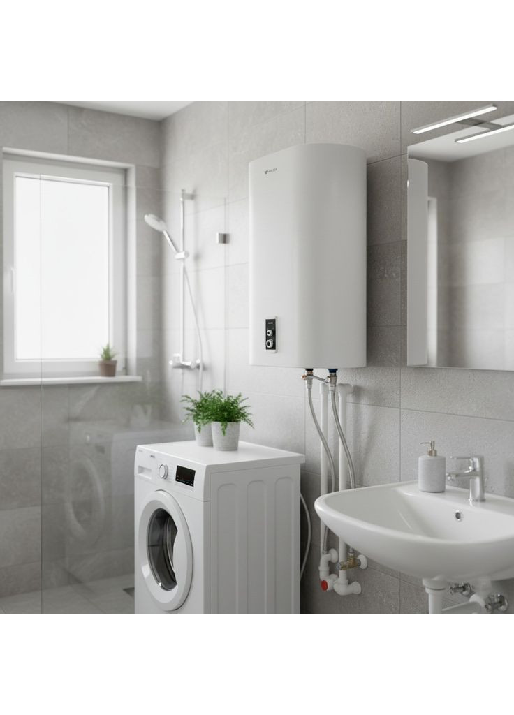 Spring EVH50R: вертикальний водонагрівач 50 л, 2000 Вт/Бійлер електричний вертикальний WILLER (367058453)