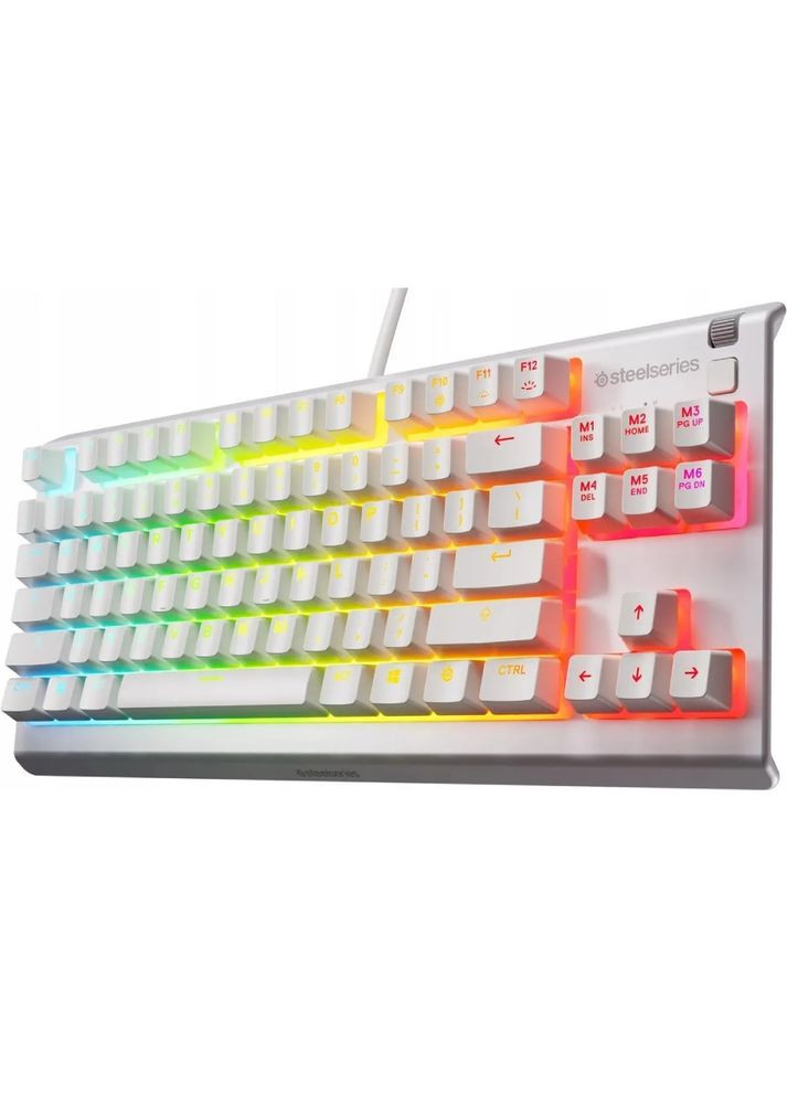 Клавіатура ігрова Apex 3 TKL UA White SteelSeries (360399390)