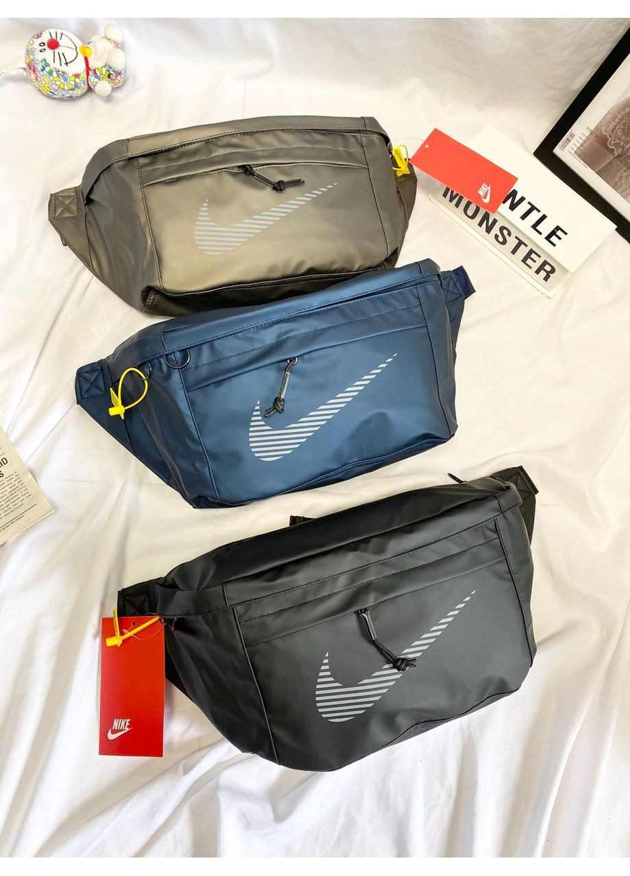 Бананка Nike 1780 большая поясная сумка рефлективная светоотбивающее лого No Brand (366871820)