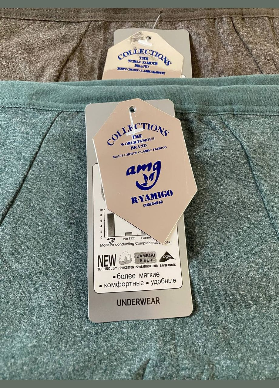 3 шт. батали чоловічі бамбукові преміум якості AMG Плавки (323139122)