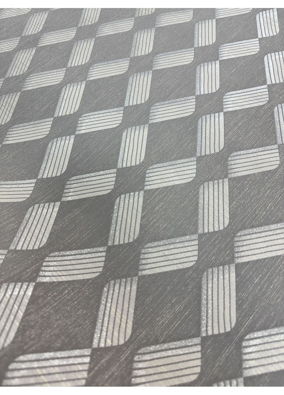 Метровые обои виниловые серые на флизелиновой основе для кухни, спальни 33605, рулон 10 м MARBURG (371775921)