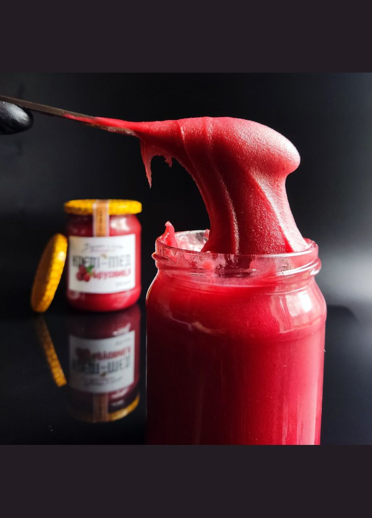 Крем-мед Брусниця 650 грам МЕД ПОШТОЮ (322148955)