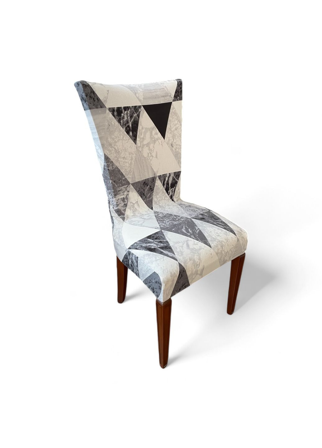 Чехол на стул универсальный трикотажный 001 Love You (306459459)