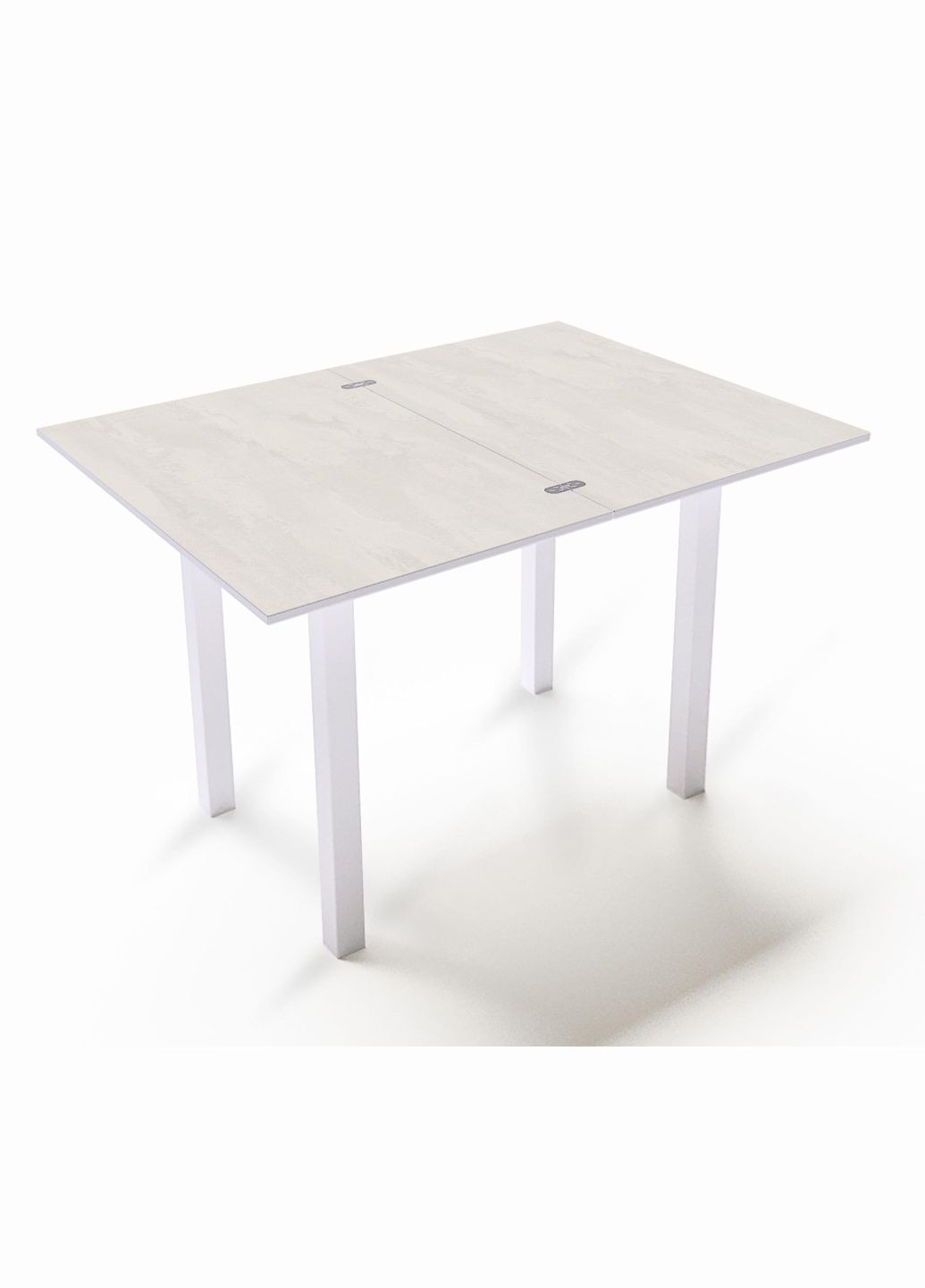 Стол обеденный раскладной Ажур Белый/Шелковый камень Fusion Furniture (341525596)