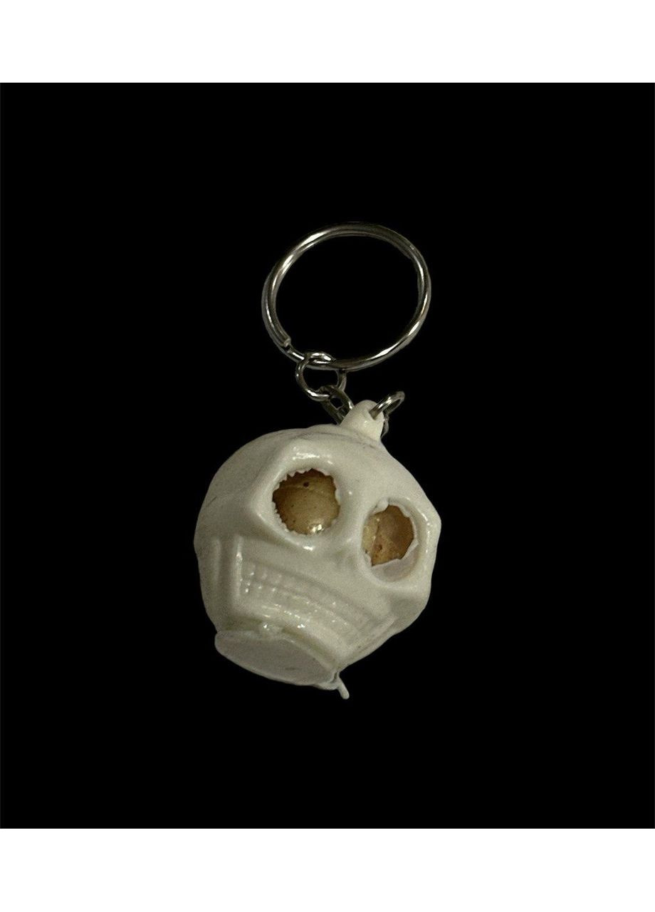 Брелок з черепом і слизом, 5 см, м'який слайм в очах, креативний аксесуар No Brand (366197666)