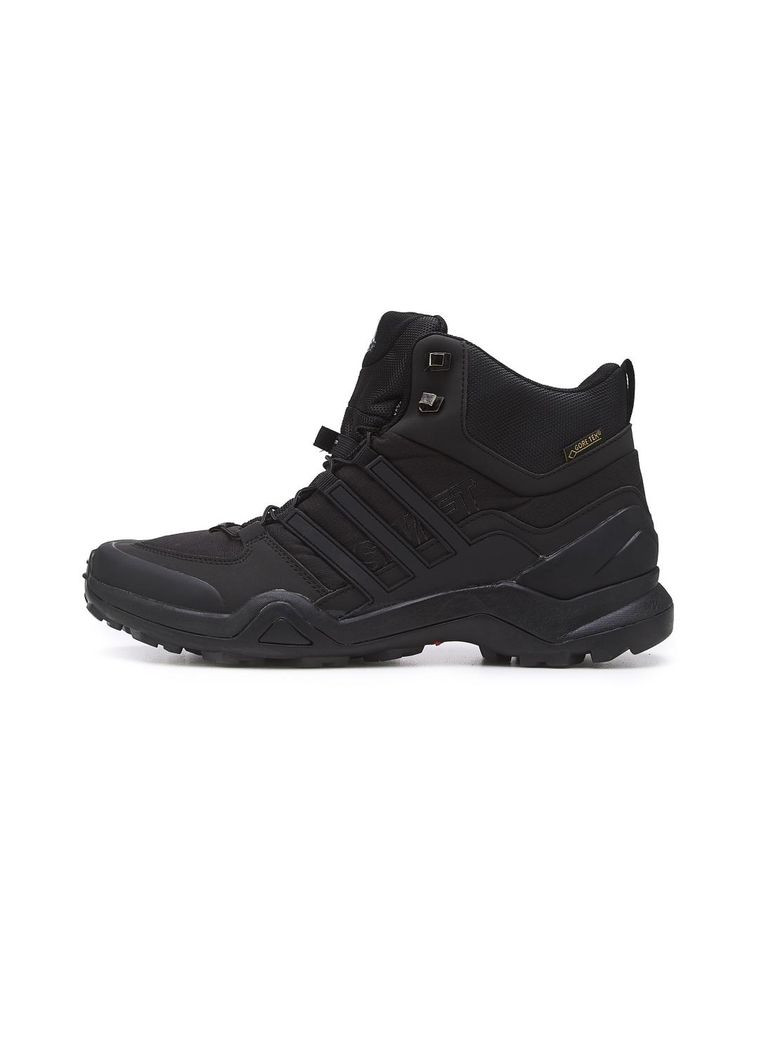 Чорні Осінні кросівки чоловічі adidas terrex gore-tex high termo black адідас No Brand