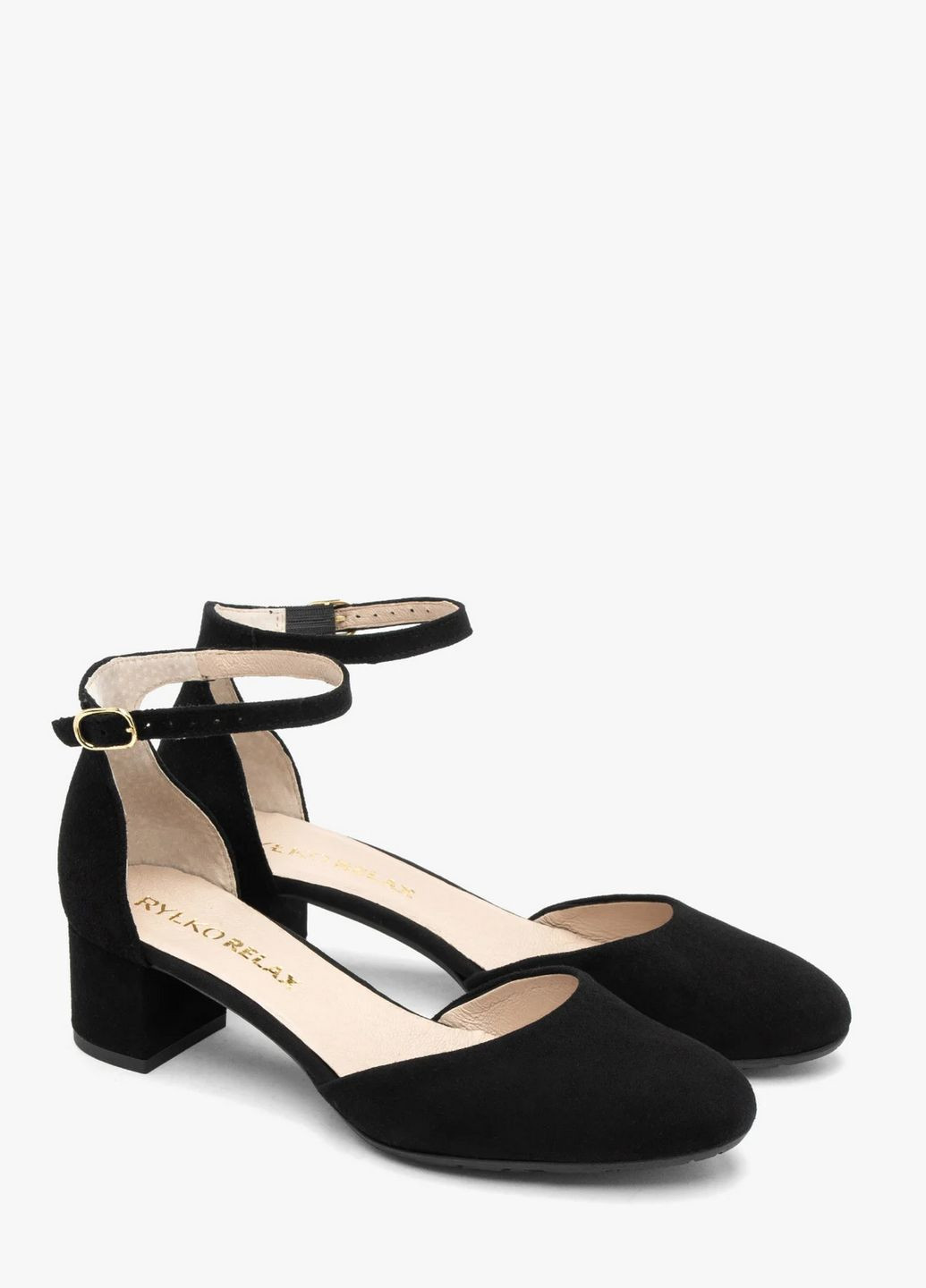 Черные босоножки Rylko с ремешком