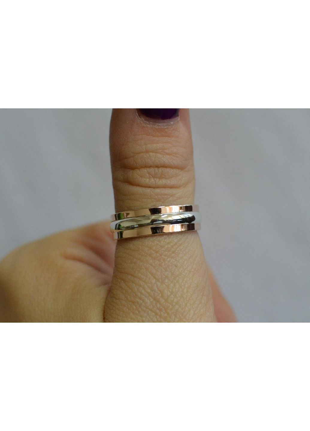 Обручальное кольцо из серебра с золотом Silver Style (367112174)