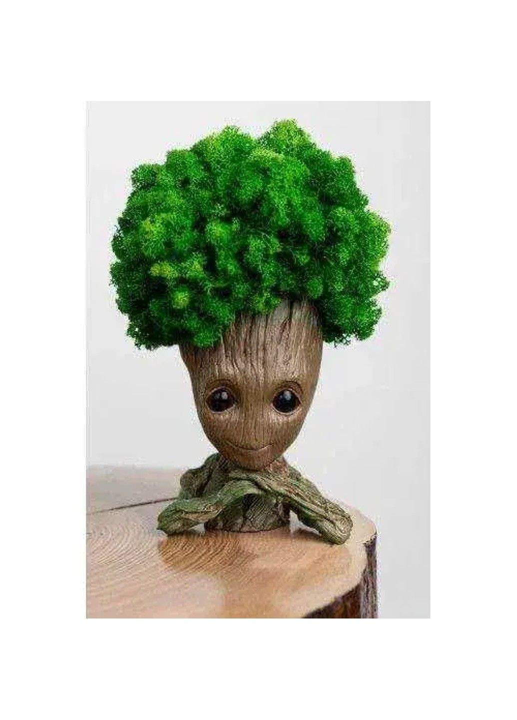 Кашпо горшочек со стабилизированным мхом Грут Groot G3 No Brand (331639465)