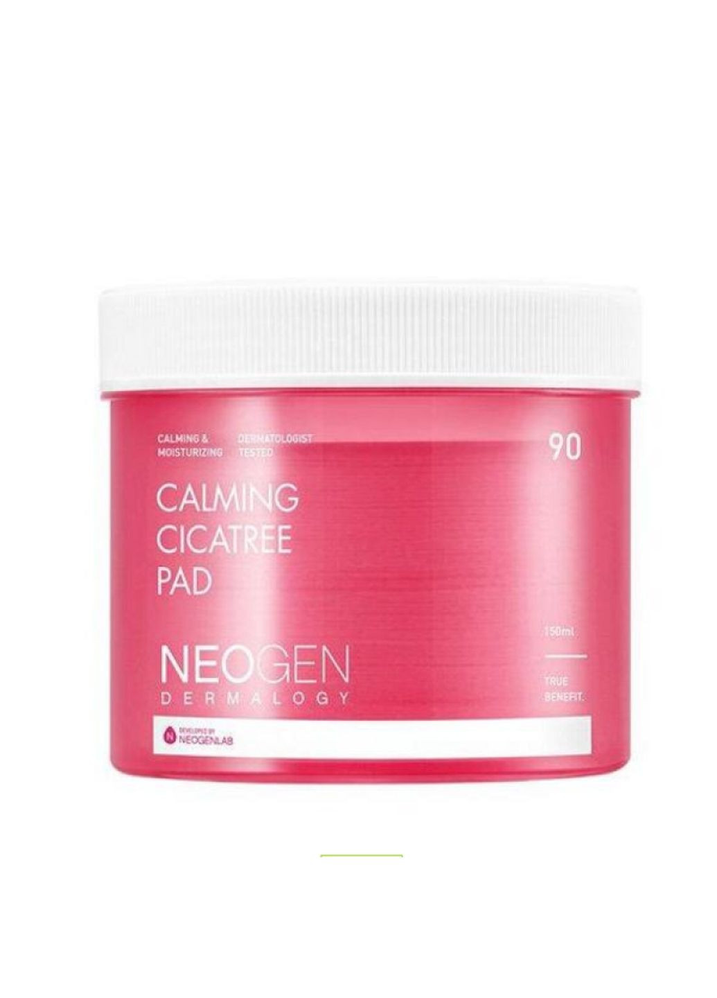 Відлущуючі заспокійливі тонер-педи CALMING CICATREE PAD на основі Центелли Азіатської, 150мл / 90шт Neogen (294091421)