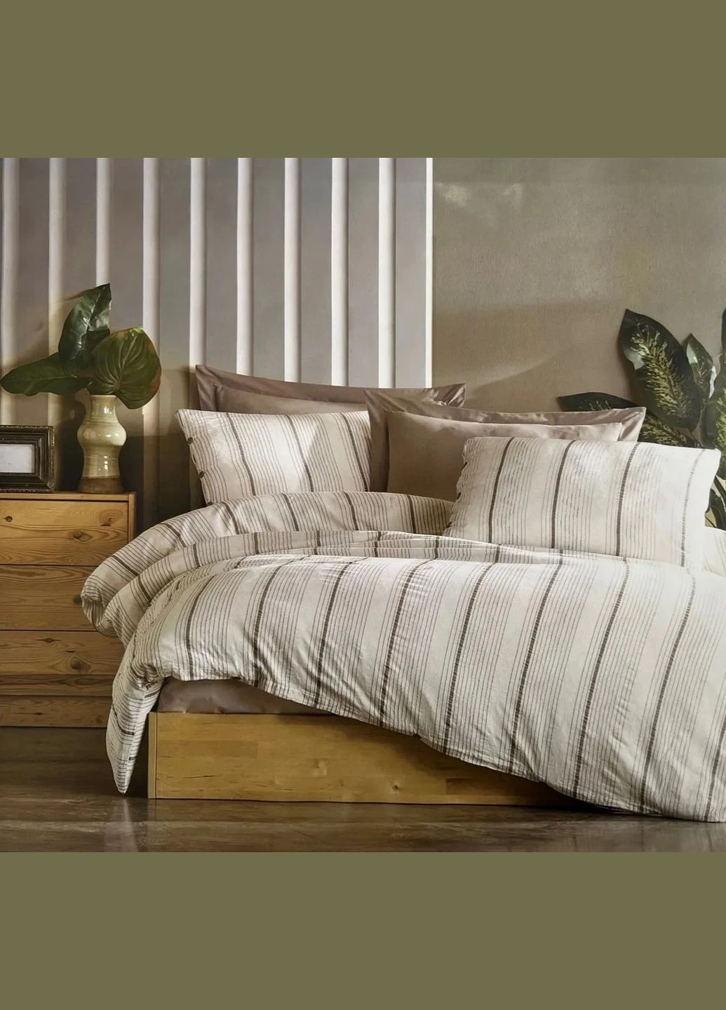Постільна білизна Naturel 200 х 220 см Avva Vizon Saheser (328939401)