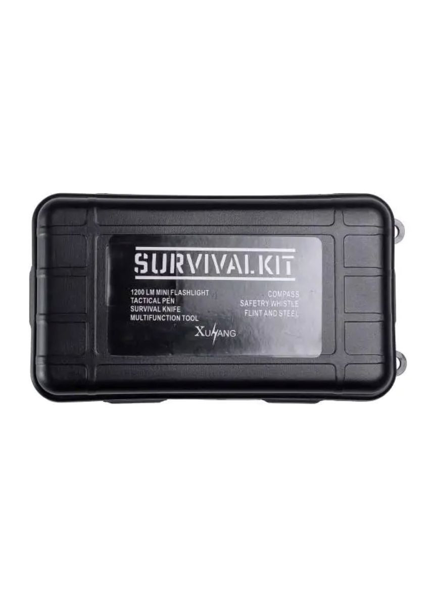 Туристический набор для выживания в пластиковом чехле 20х11х5.5 см походный набор инструментов Jooki (360921318)