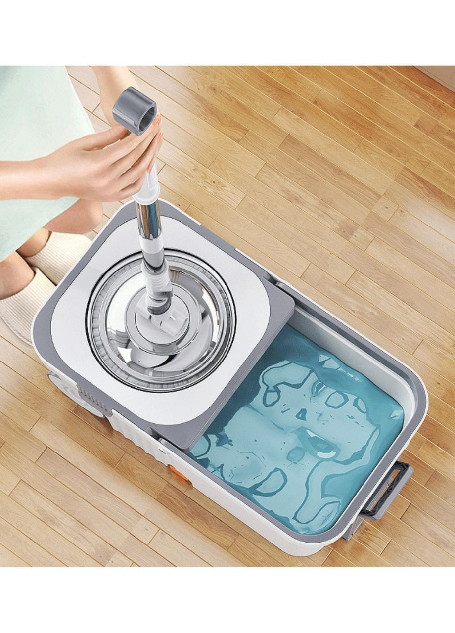 Швабра та відро з автоматичним віджимом 10 л Mop Maestro No Brand (317433702)