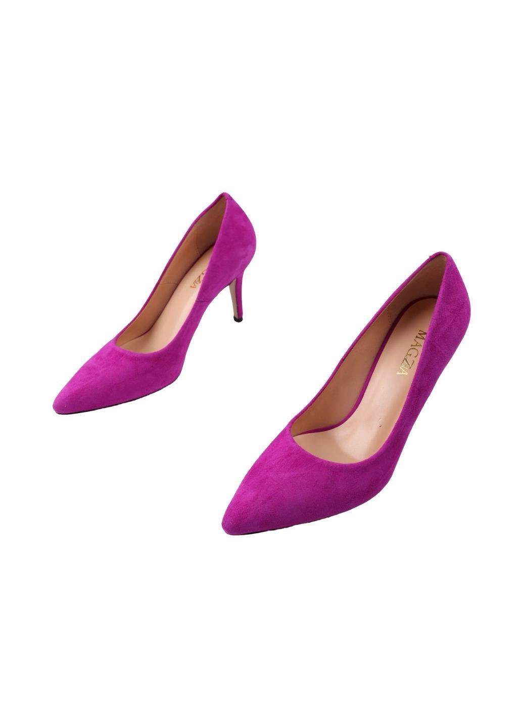 Magza Туфли женские фиолетовые натуральная замша фиолетовый з, турция — (304727194)