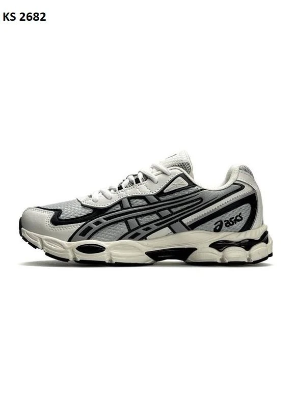 Сірі кросівки чоловічі asics gel-nyc 2055 grey асікс гель нюк сірі демісезон No Brand